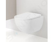 Geberit Acanto - Závěsné WC, Rimfree, s KeraTect, bílá 500.600.01.8