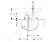 Geberit Brenta - Elektronická umyvadlová baterie, síťové napájení, chrom 116.172.21.1