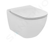 Geberit Duofix - Modul pro závěsné WC s tlačítkem Sigma50, alpská bílá + Ideal Standard Tesi - WC a sedátko 111.300.00.5 NF8
