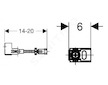 Geberit Duofix - Stavební souprava pro montáž do rohu 111.835.00.1