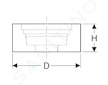 Geberit Příslušenství - Izolace proti kondenzaci vody pro podlahovou vpusť Varino, svislá 388.119.00.1