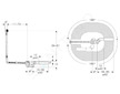 Geberit Příslušenství - Vanová odtoková a přepadová souprava, délka 730 mm, chrom 150.505.00.6