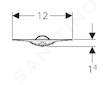 Geberit Příslušenství - Vlasové sítko pro podlahové vpusti 388.105.00.1