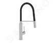 Grohe Concetto - Dřezová baterie s flexibilním ramenem s přepínačem, supersteel 31491DC0