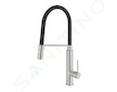 Grohe Concetto - Dřezová baterie s flexibilním ramenem s přepínačem, supersteel 31491DC0