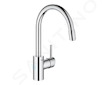 Grohe Concetto - Dřezová baterie s výsuvnou sprškou, chrom 32663003