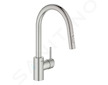 Grohe Concetto - Dřezová baterie s výsuvnou sprškou, supersteel 31483DC2