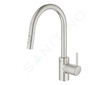 Grohe Concetto - Dřezová baterie s výsuvnou sprškou, supersteel 31483DC2