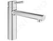 Grohe Concetto - Páková dřezová baterie, supersteel 31128DC1