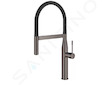 Grohe Essence - Dřezová baterie s flexibilním ramenem s přepínačem, Hard Graphite 30294A00