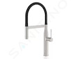 Grohe Essence - Dřezová baterie s flexibilním ramenem s přepínačem, supersteel 30294DC0