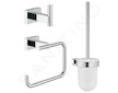 Grohe Essentials Cube - Sada doplňků, chrom 40757001