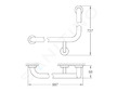 Grohe Essentials - Madlo, ve tvaru L, chrom 40797001