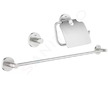 Grohe Essentials - Sada doplňků do koupelny 3 v 1, supersteel 40775DC1