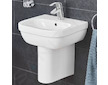 Grohe Euro Ceramic - Polosloup k umývátku, alpská bílá 39325000