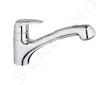 Grohe Eurodisc - Páková dřezová baterie, chrom 32257001