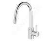 Grohe Eurosmart Cosmopolitan - Dřezová baterie s výsuvnou sprškou, chrom 31481001