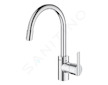 Grohe Feel - Dřezová baterie s výsuvnou koncovkou, chrom 32671002