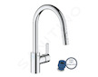 Grohe Feel - Dřezová baterie s výsuvnou sprškou, chrom 31486001