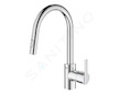 Grohe Feel - Dřezová baterie s výsuvnou sprškou, chrom 31486001