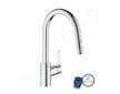 Grohe Get - Dřezová baterie s výsuvnou sprškou, chrom 31484001