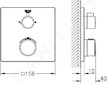 Grohe Grohtherm - Termostatická sprchová baterie pro 2 spotřebiče, chrom 24079000