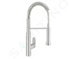 Grohe K7 - Dřezová baterie s flexibilním ramenem, supersteel 31379DC0