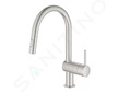 Grohe Minta - Dřezová baterie s výsuvnou sprškou, supersteel 32321DC2