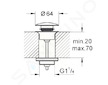 Grohe Odtokové soupravy - Odpadová souprava, Hard Graphite 65807A00