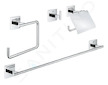 Grohe QuickFix Start Cube - Set koupelnových doplňků 4 v 1, chrom 41115000