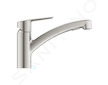 Grohe QuickFix Start - Dřezová baterie s výsuvnou sprškou, supersteel 30531DC1