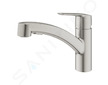 Grohe QuickFix Start - Dřezová baterie s výsuvnou sprškou, supersteel 30531DC1