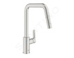 Grohe QuickFix Start - Dřezová baterie s výsuvnou sprškou, supersteel 30631DC0