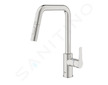 Grohe QuickFix Start - Dřezová baterie s výsuvnou sprškou, supersteel 30631DC0