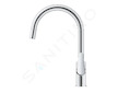 Grohe Start Curve - Dřezová baterie s výsuvnou koncovkou, chrom 30562000