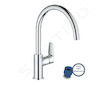 Grohe Start Edge - Dřezová baterie, chrom 30529001