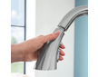 Grohe Zedra - Dřezová baterie s výsuvnou sprškou, supersteel 32294DC2