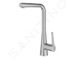 Grohe Zedra - Dřezová baterie s výsuvnou sprškou, supersteel 32553DC2