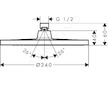 Hansgrohe Crometta - Hlavová sprcha S 24 cm, chrom 26723000