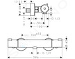 Hansgrohe Ecostat - Termostatická sprchová baterie 1001 CL, chrom 13211000