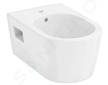 Hansgrohe EluPura S Original - Závěsný bidet, otvor pro baterii, bílá 60281450