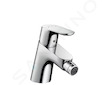 Hansgrohe Focus E2 - Bidetová baterie s výpustí Push-Open, chrom 31922000