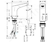 Hansgrohe Focus E2 - Elektronická umyvadlová baterie s ovládáním teploty s připojením na síť 230 V, chrom 31173000