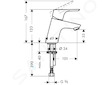 Hansgrohe Focus E2 - Umyvadlová baterie, LowFlow 3,5 l/min, chrom 31952000