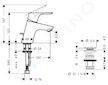 Hansgrohe Focus E2 - Umyvadlová baterie s výpustí Push-Open, chrom 31604000