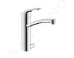 Hansgrohe Focus M41 - Páková dřezová baterie s uzavíracím ventilem, chrom 31803000