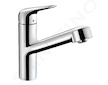 Hansgrohe Focus M42 - Dřezová baterie M427-H150 s výsuvnou sprškou, chrom 71814000