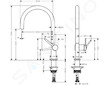 Hansgrohe M54 - Dřezová baterie Talis, EcoSmart, chrom 72843000