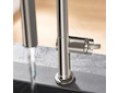 Hansgrohe M54 - Dřezová baterie Talis, vzhled nerezu 72806800