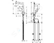 Hansgrohe M71 - Dřezová baterie M7114-H320 s výsuvnou sprškou, sBOX, chrom 73812000